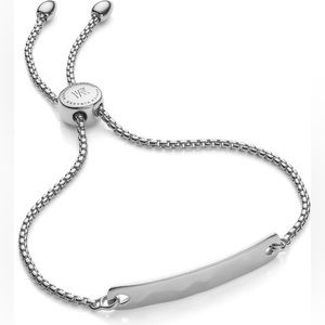 Monica Vinader Mini Havana Friendship Bracelet in Silver